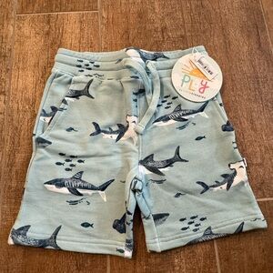 Little Sleepies Play Shark Drawstring Shorts- 5